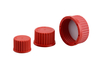 Red PBT Closetop Screw Cap GL14 GL16 GL18 GL25 GL32 GL45 With Included PTFE Coated Silicone Seal for Laboratory Glass Bottles 